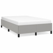 Letto matrimoniale | Letto per adulti | Giroletto senza Materasso Grigio Chiaro 120x190 cm in Tessuto