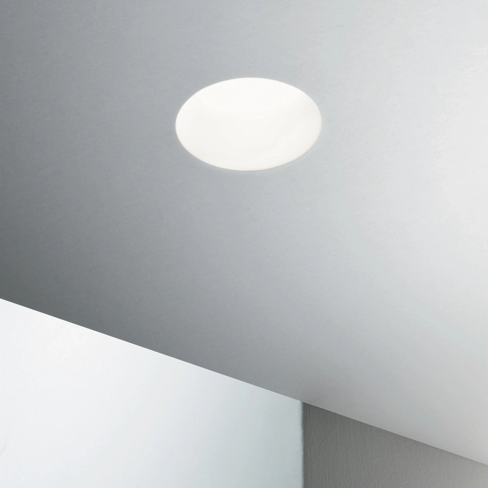 Faretto Ad Incasso Moderno Samba Gesso Bianco 1 Luce Gu10 D60Cm