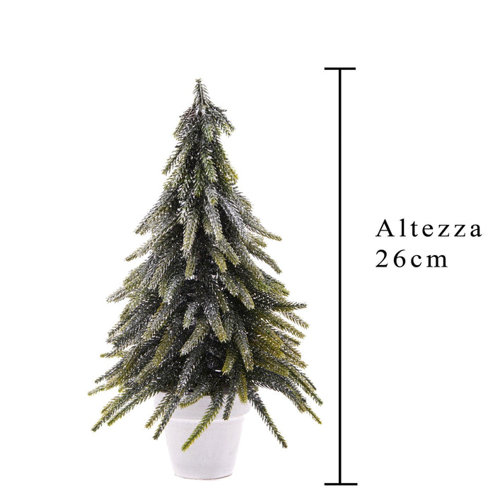 Abete 26Cm  Green With Silver