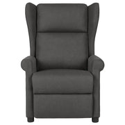 Divano Sedia-Poltrona Reclinabile in Tessuto Grigio Scuro 772687