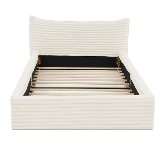 Letto bambino 90x200cm?- Xylo - chenille eucalipto beige