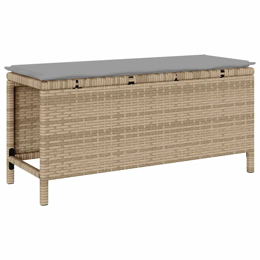 Set da Pranzo per Giardino Beige polyrattan 42007909