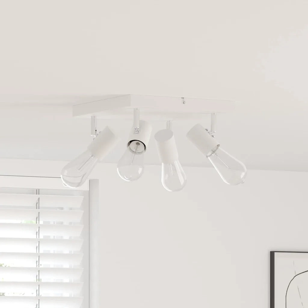 Faretto da soffitto Bianco 26,5 x 26 x 11,5 cm Metallo 4108186