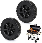 Ruote per griglia 15,24 cm - plastica - parti di ricambio - robuste e resistenti - termoresistenti - compatte e leggere - ruote per barbecue