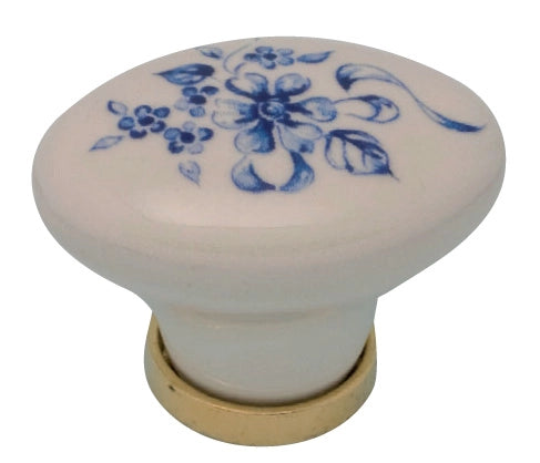 POMOLO PORCELLANA OVALE C/BASE F/ 7 24X34X25 MM- 25,0 pz