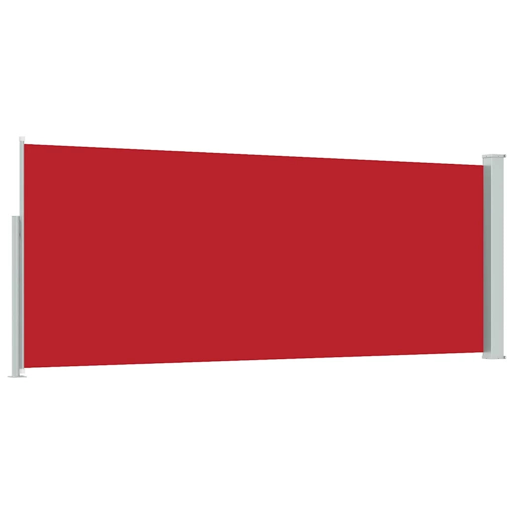 Tenda da Sole Laterale Retrattile 120 x 300 cm Rossa