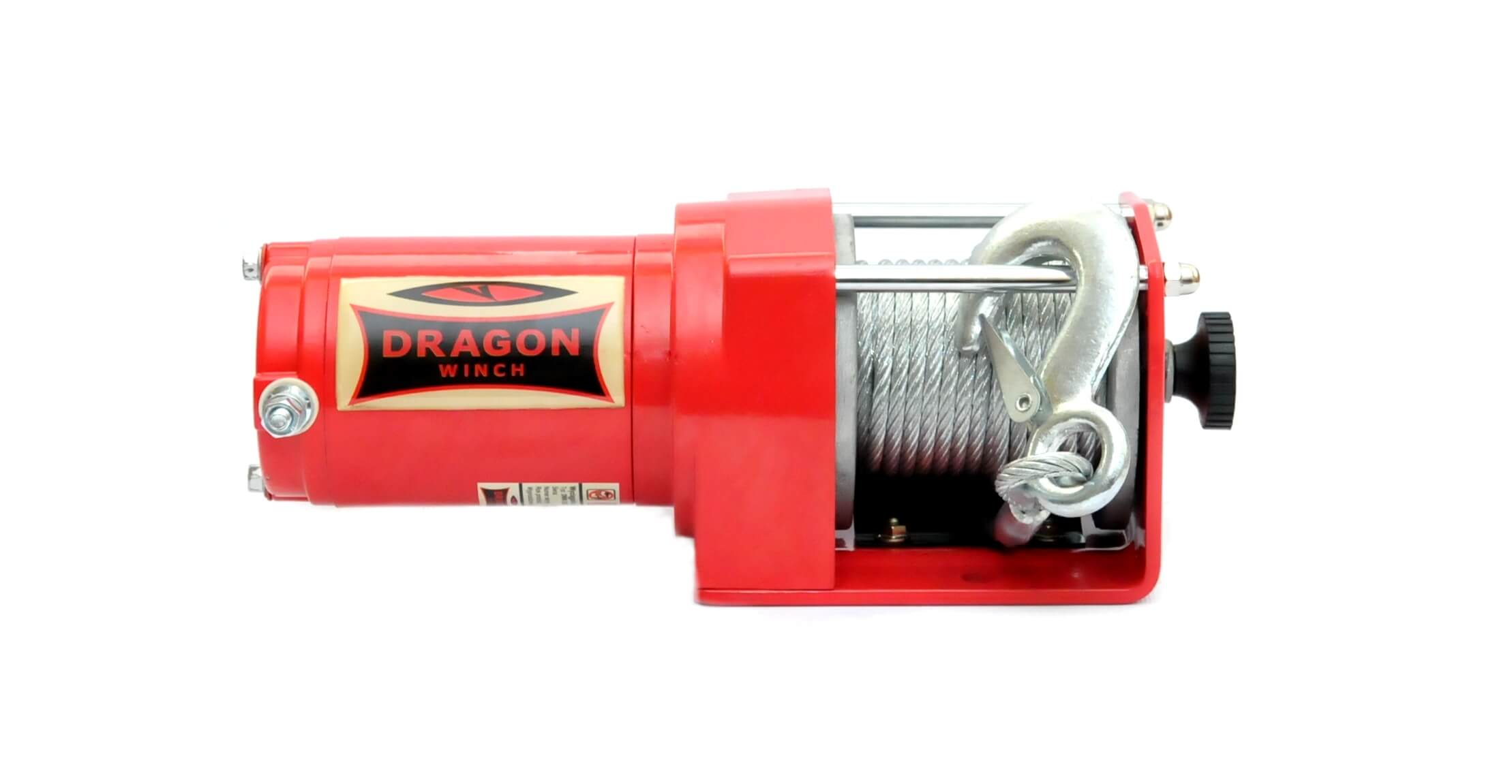 Verricello Elettrico 0,9hp 12V 10m per ATV Dragon Winch Maverick DWM 2500 ST