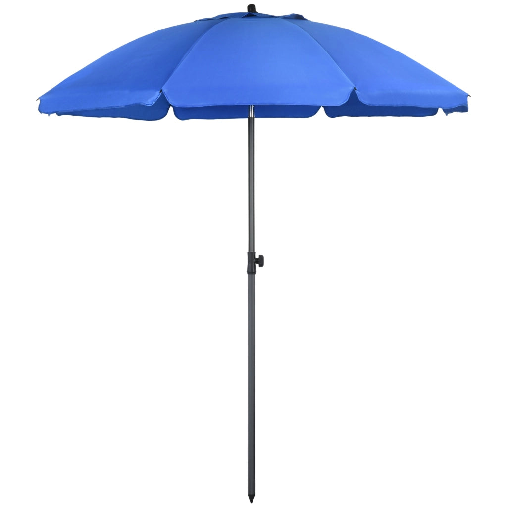 Ombrellone da Giardino ¨C zephmum ¨C Blu 180x209 cm