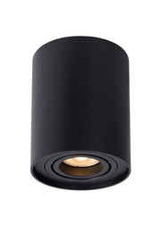 Spot da soffitto Lucide Tube nero alluminio GU10 orientabile