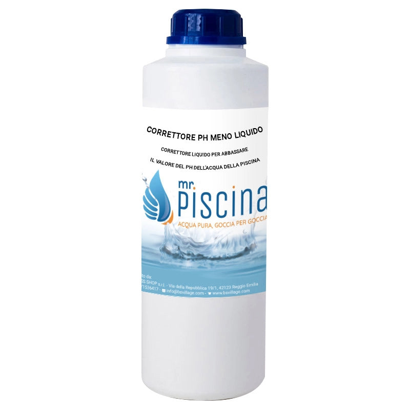 CORRETTORE PH- 15% MENO LIQUIDO per piscina Quantità confezione: 1 pezzo