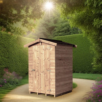 Casetta Foresta mod. Therma 120x120 in legno massiccio trattato alta temperatura