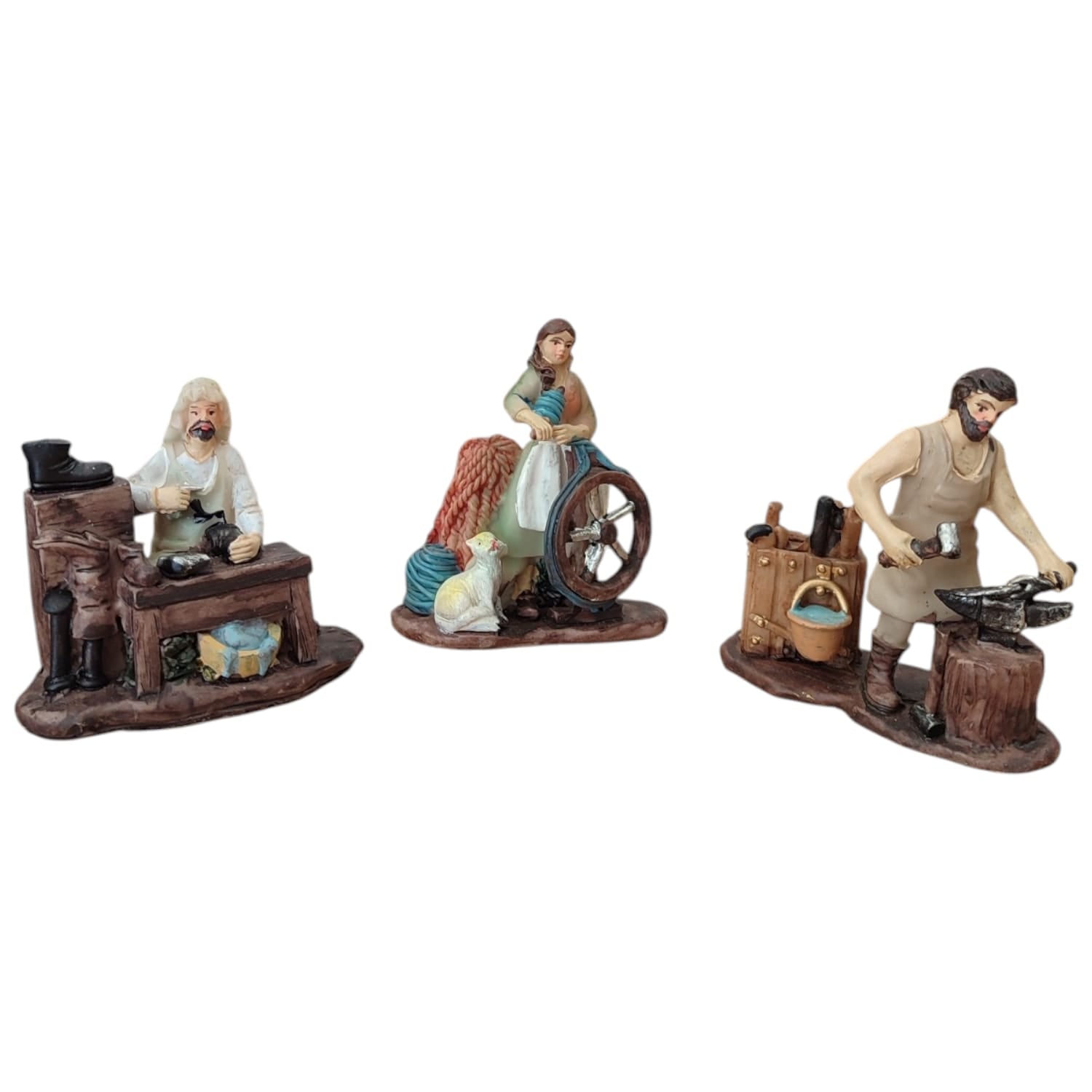 MESTIERI PRESEPE 9CM ARTIGIANALI DIPINTI A MANO