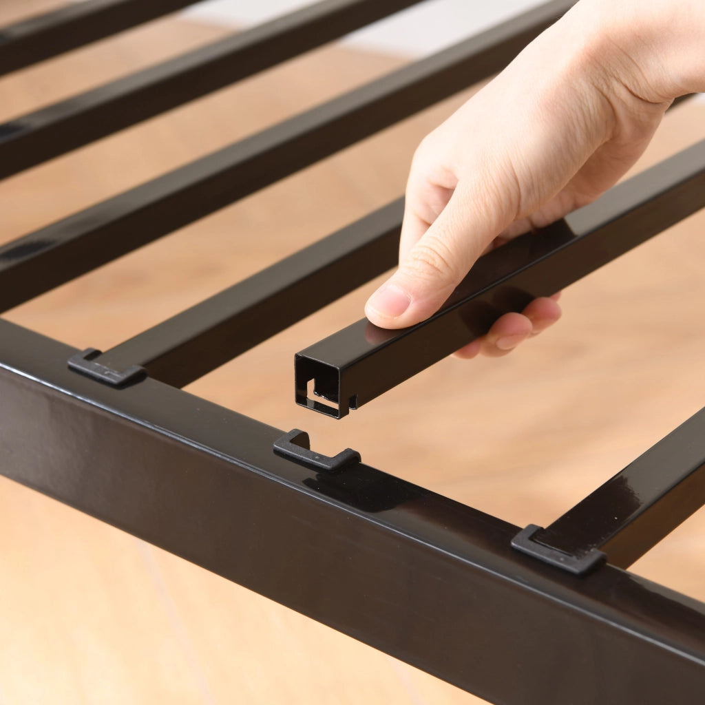 Etagenbett mit Sicherheitsgel?nder metallo nero 90x200 cm