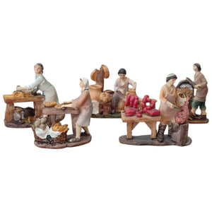 MESTIERI PRESEPE 9CM ARTIGIANALI DIPINTI A MANO