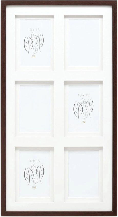 Supporto fotografico in pelle beige per foto 10 x 15 cm - protezione elegante - 1 pezzo