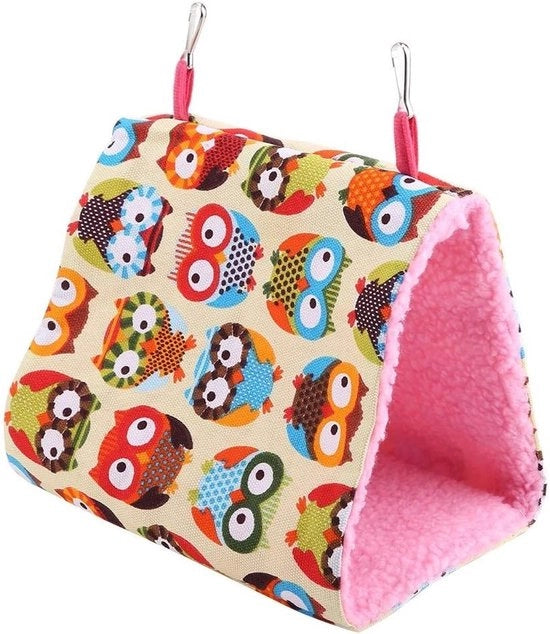 Casa di Riposo per Uccelli con Soggiorno Caldo e Soffice - Ricovero per Pappagalli - Accessori per Gabbie di Uccelli Giocattoli.