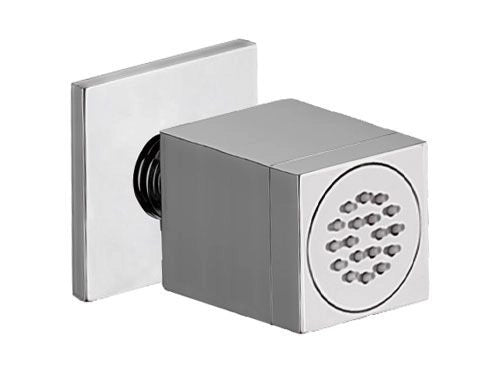 Getto in ottone cromato per sistema doccia