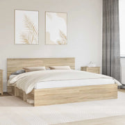 Struttura del letto Sonoma 200 x 200 cm Pino massello 3410557