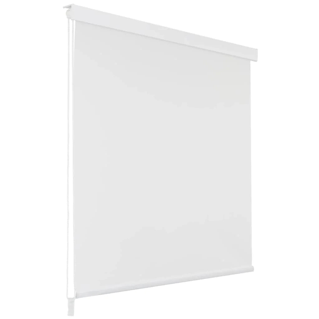 Tenda a rullo per doccia 100 x 240 cm bianca 02_0005561