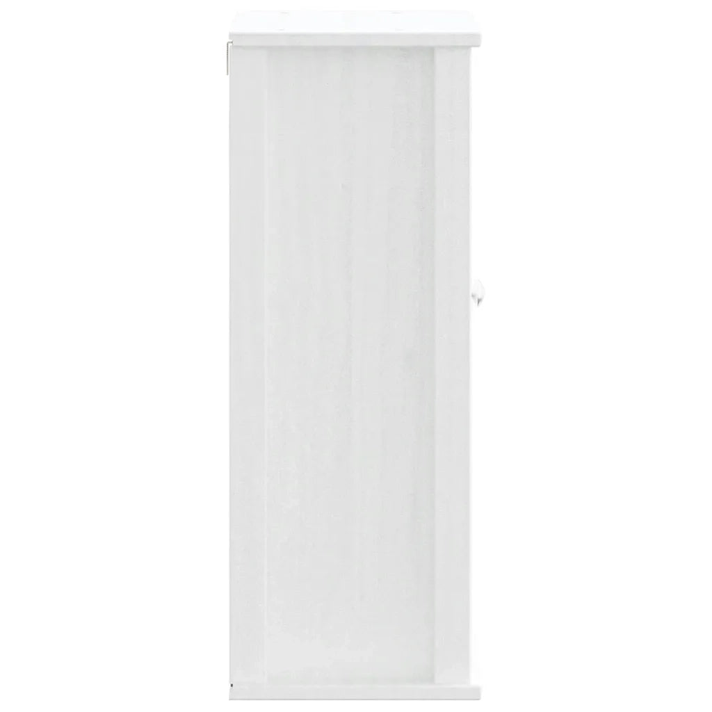 Mobile da Bagno | Armadio da bagno a Muro BERG Bianco 40x27x71,5 cm Massello Pino