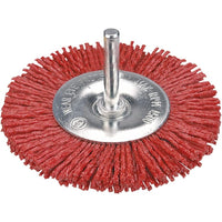 Topex 62h714 spazzola conica abr brasiva con perno, 100 mm ds