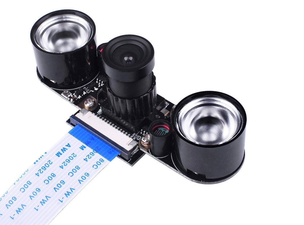 Kuman Modulo Fotocamera a Infrarossi 5MP 1080p con Visione Notturna per Raspberry Pi 4, 3, B, B+, A+ e Zero Modello SC15