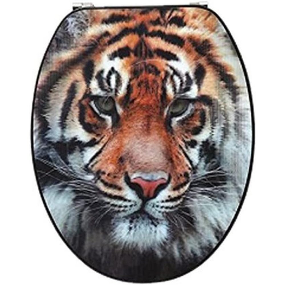 Wirquin sedile wc in legno stampato, cerniere inox, 375x440 mm t