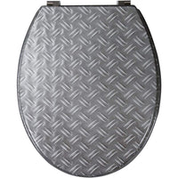 Wirquin 20719128 - sedile wc trendy line, effetto metallico