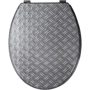 Wirquin 20719128 - sedile wc trendy line, effetto metallico