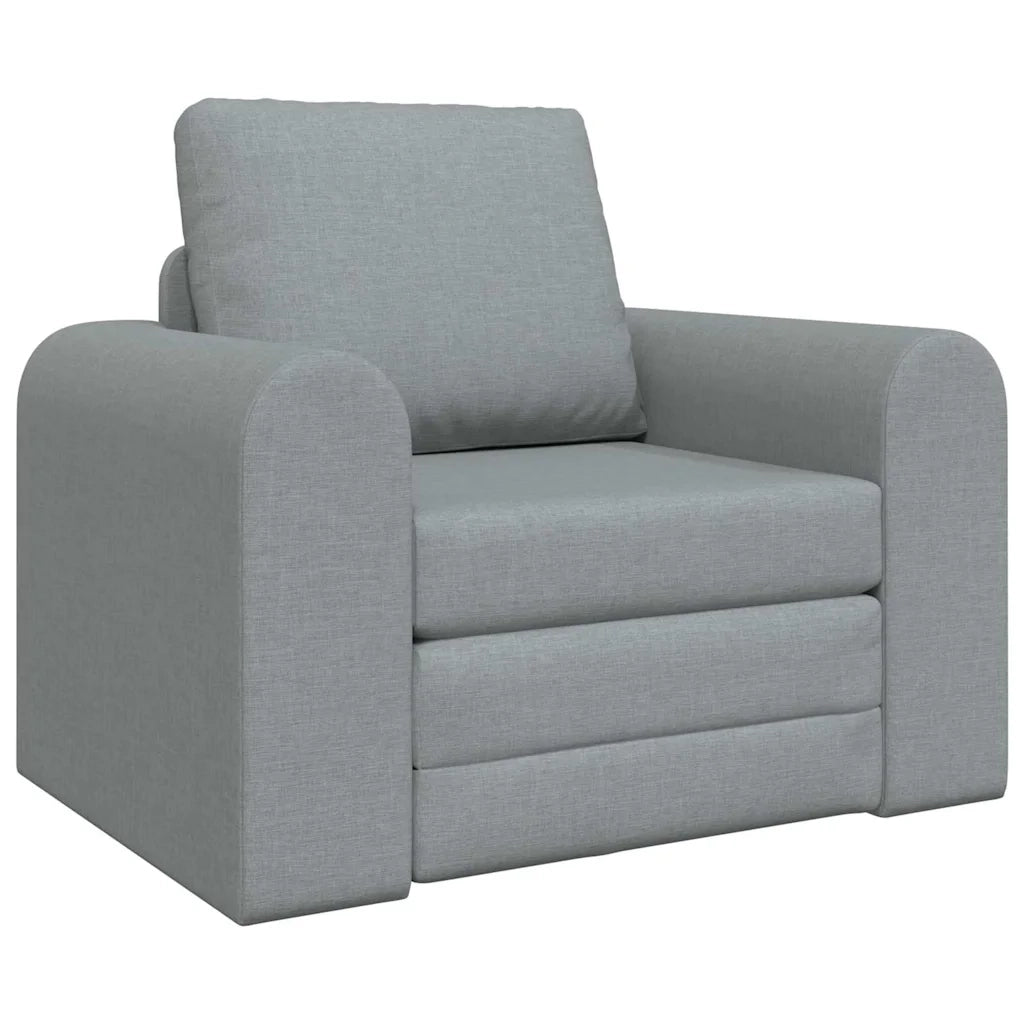 Divano letto-Sofa Letto-Daybed Grigio chiaro 98 x 71 x 83 cm Tessuto