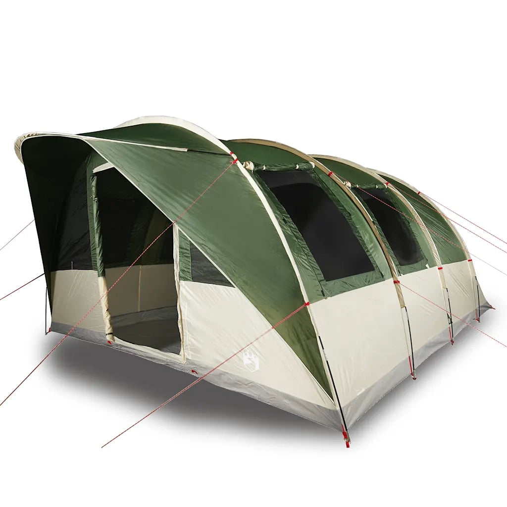Tenda da Campeggio a Tunnel per 5 Persone-Tenda per Escursionismo Verde Impermeabile 823628