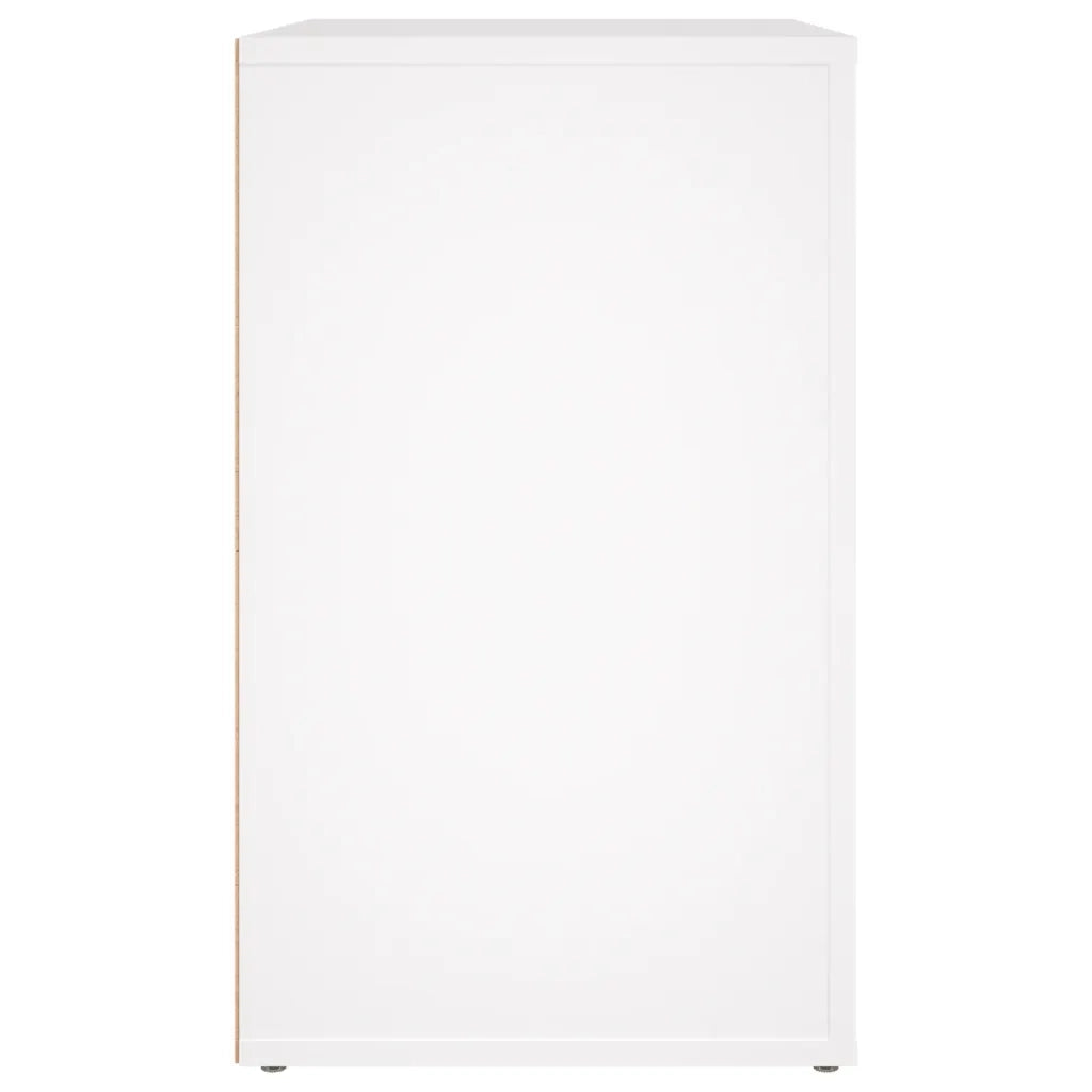 Comodino Bianco 50x36x60 cm in Legno Ingegnerizzato cod mxl 30992
