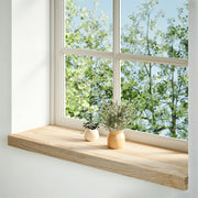 Davanzali 2 pz Non Trattati 90x25x2 cm Legno Massello di Rovere CFW5870856