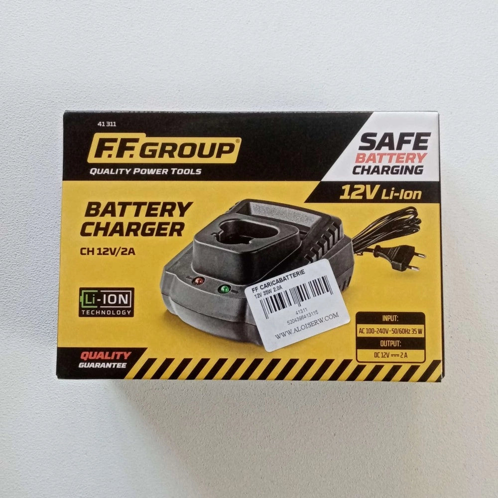 Ff group c1h 12v 2a caricabatterie universale per batterie ioni di litio