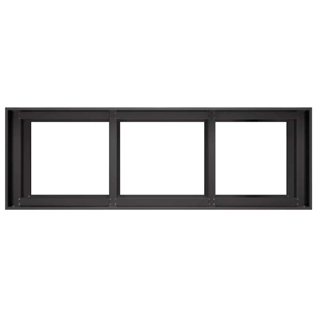 Vaso da giardino Nero 120 x 40 x 60 cm 8005890