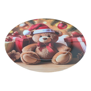 Sottopiatto Natalizio Decorativo Ø33cm in Plastica Fantasie Natale