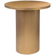Tavolino in metallo 48x48x51h cm Oro