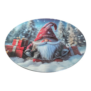 Sottopiatto Natalizio Decorativo Ø33cm in Plastica Fantasie Natale