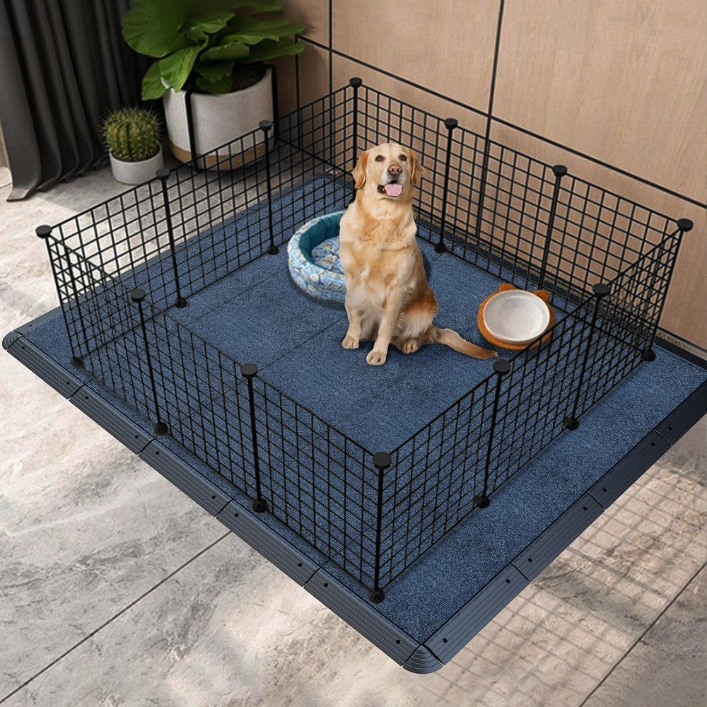 Piastrelle da Balcone Modulari Interlocking ¨C MINIMAL ¨C 30x30cm, Set 36 pcs, Polipropilene, Grigio