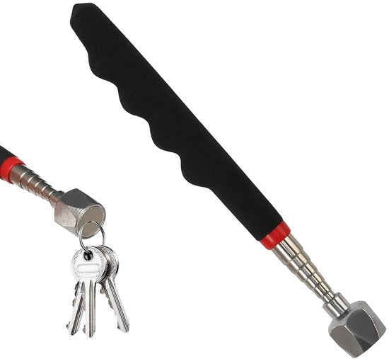 Magneetstaaf Telescopico fino a 72 kg - massima lunghezza 80 cm - magneetlifter con magneet - strumento di sollevamento magnetico - asta magnetica con funzione telescopica - magneetstaaf maneggevole con ampio raggio d'azione