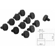 12PZ PIEDINI IN GOMMA POGGIA GRIGLIA PIANO COTTURA ELECTROLUX WHIRLPOOL ORIGINAL - Electrolux Rex Aeg Zoppas