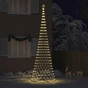 Albero di Natale LED con 555 LED Bianco caldo 500 cm Metallo 42018795