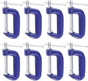 Klemmen a T 50mm - 8 pezzi - Klemme metalliche - Maniglia a T - Piastra regolabile - Resistente allo shock