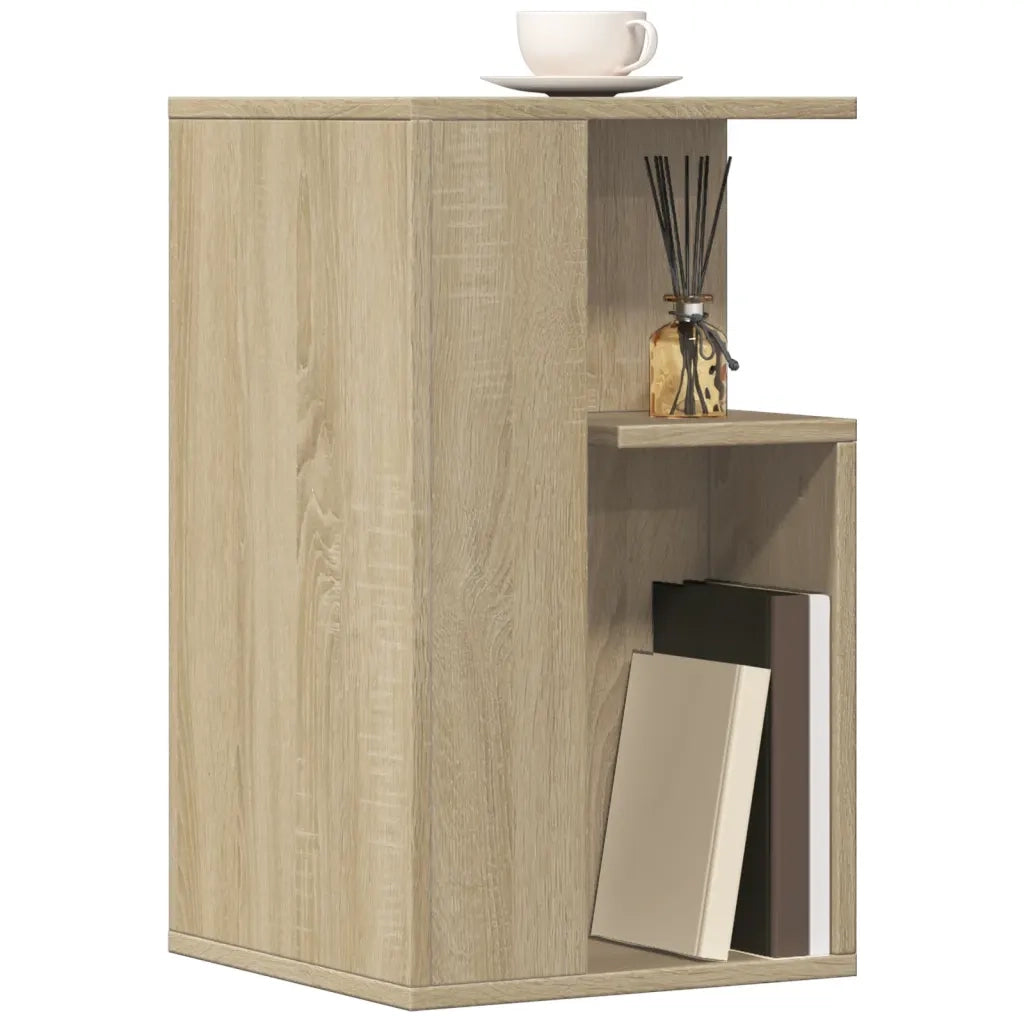 Tavolino da Salotto Rovere Sonoma 35x35x60 cm Legno Multistrato