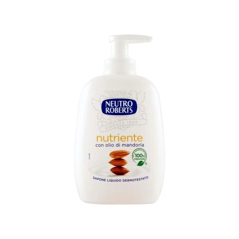 NEUTRO ROBERTS SAPONE LIQUIDO NUTRIENTE CON OLIO DI MANDORLA IN FORMATO 200 ML