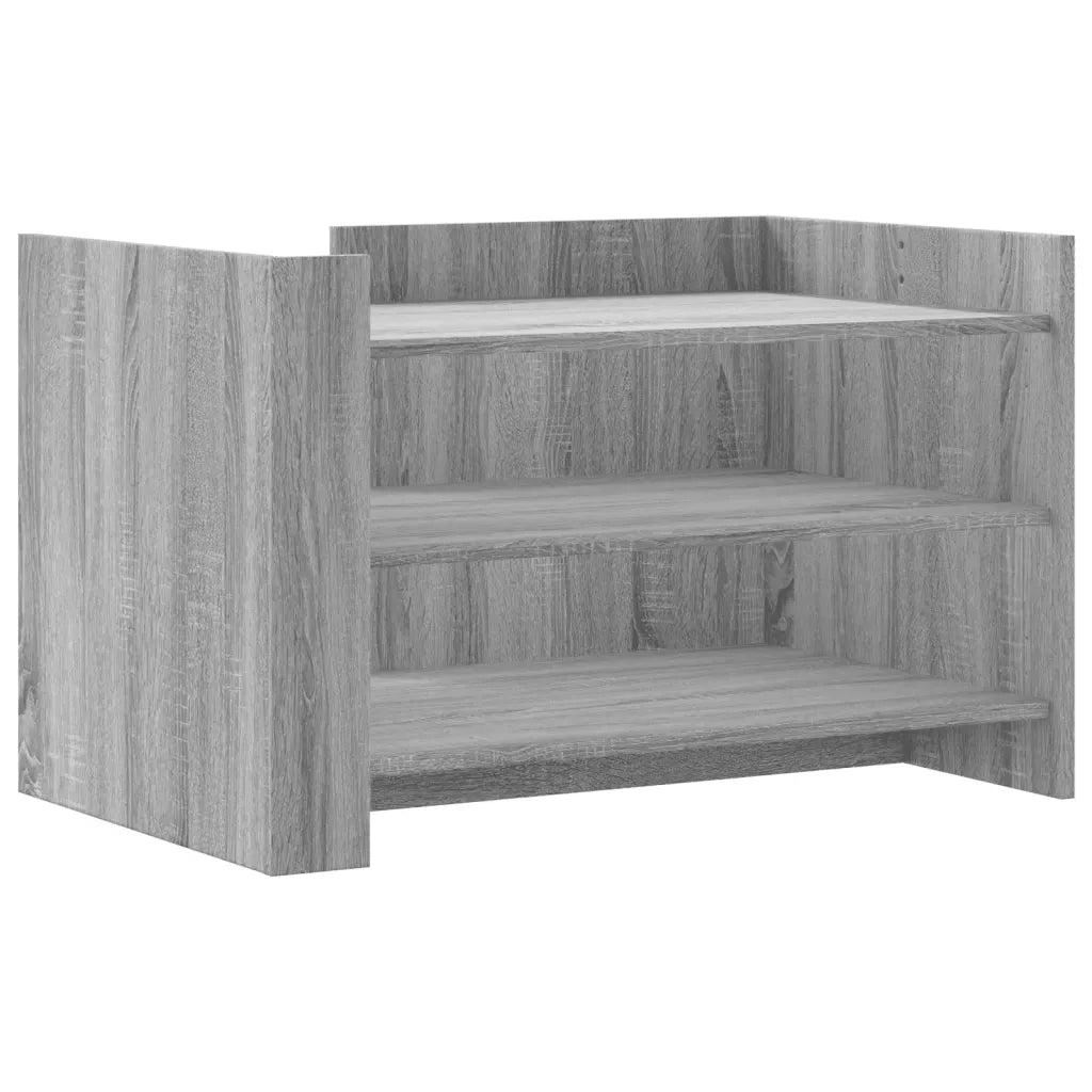 Tavolino Salotto Grigio Sonoma 80x50x50 cm Legno Multistrato 848344