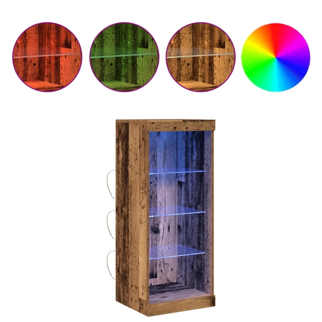 Madia LED Legno vecchio 41 x 37 x 100 cm Legno multistrato 863054