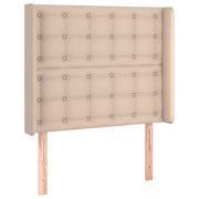 Testiera | Testata ad Orecchio Cappuccino 103x23x118/128 cm in Similpelle
