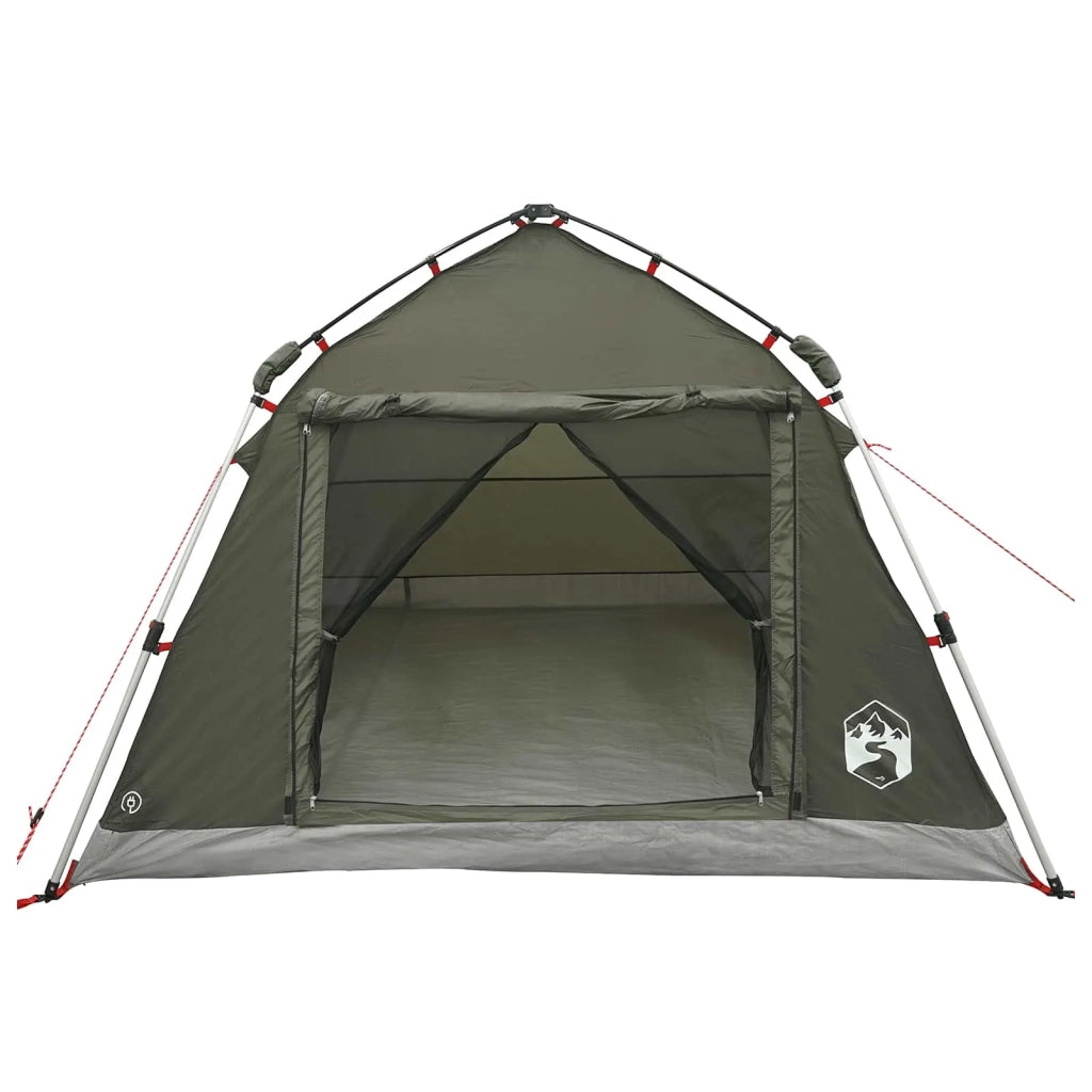 Tenda istantanea resistente all'acqua 3 persona Verde militare 42042269