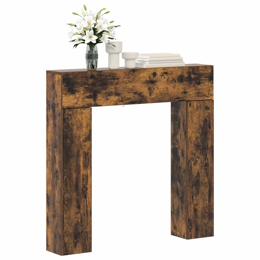 Cornice per camino Rovere Fumo 102 x 18 x 100,5 cm 8006602